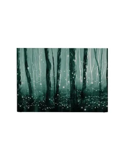 Tête de lit déhoussable Lucioles 180x110 cm Coloris Vert