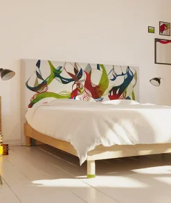 Tête de lit déhoussable Ornement Floral 160x110 cm