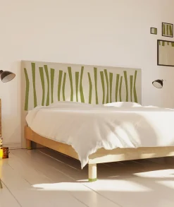 Tête de lit déhoussable Palissade 140x110 cm Coloris Vert