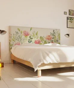 Tête de lit déhoussable Roseraie 140x110 cm