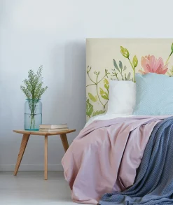 Tête de lit déhoussable Roseraie 140x110 cm