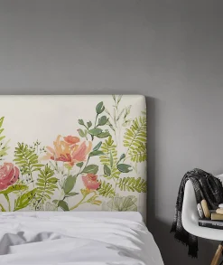 Tête de lit déhoussable Roseraie 160x110 cm