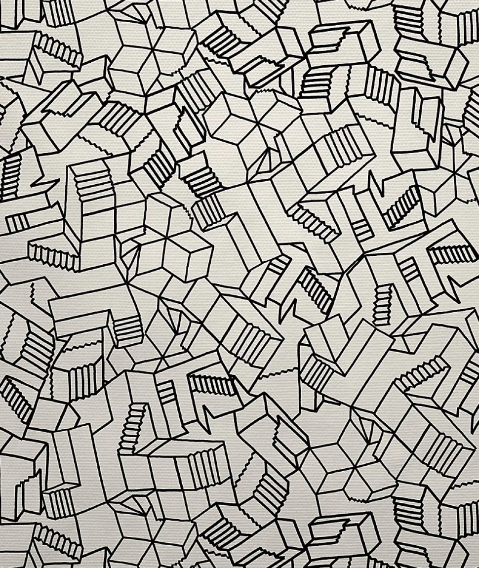 Tête de lit déhoussable Simone 160x110 cm Coloris Blanc