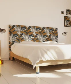 Tête de lit déhoussable Toni 160x110 cm Coloris Bleu