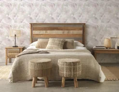 Tête de lit en bois de manguier massif 110x120 cm