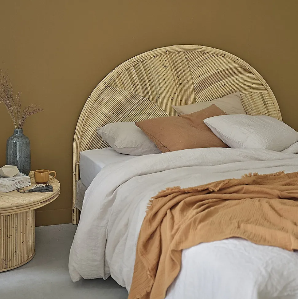 Tête de lit en canne de rotin 160 cm