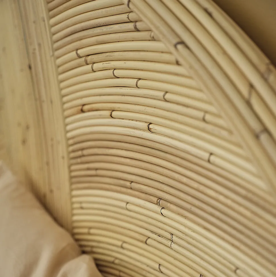 Tête de lit en canne de rotin 160 cm