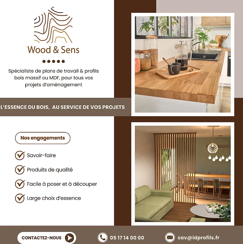 Tête de lit en pin avec étagères, L.250 x H.56 cm x P.21 cm