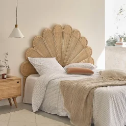 Tête de lit en rotin et cannage 180 cm