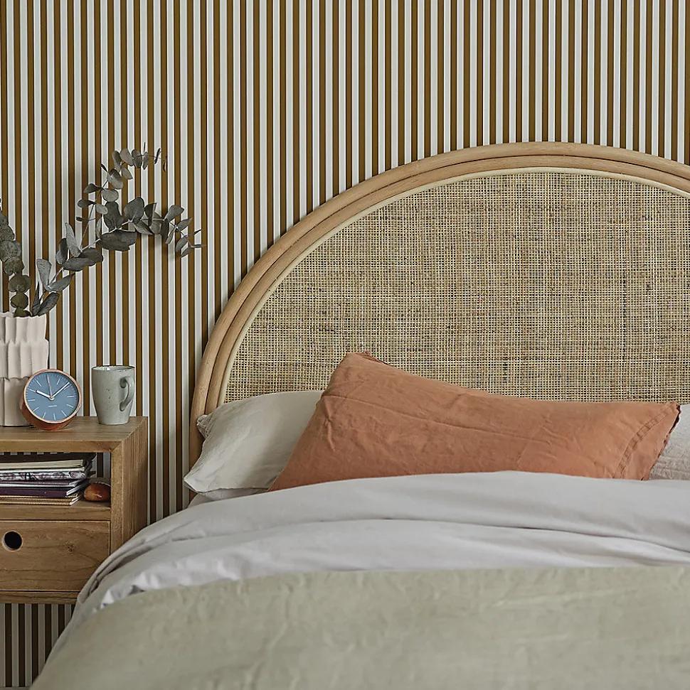 Tête de lit en rotin naturel 140 cm