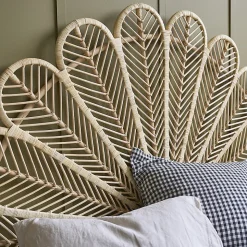 Tête de lit en rotin naturel 180 cm