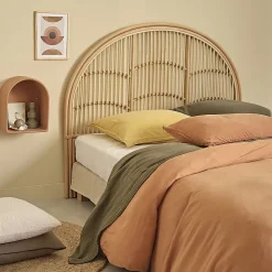 Tête de lit en rotin naturel 140 cm