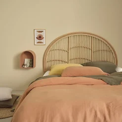 Tête de lit en rotin naturel 140 cm