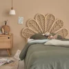 Tête de lit en rotin naturel 90 cm