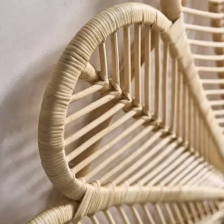 Tête de lit en rotin naturel 140 cm