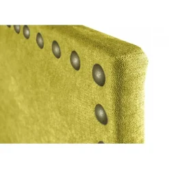 Tête de lit en tissu Lirio pistache 130