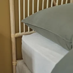 Tête de lit enfant arrondie en rotin 90 cm