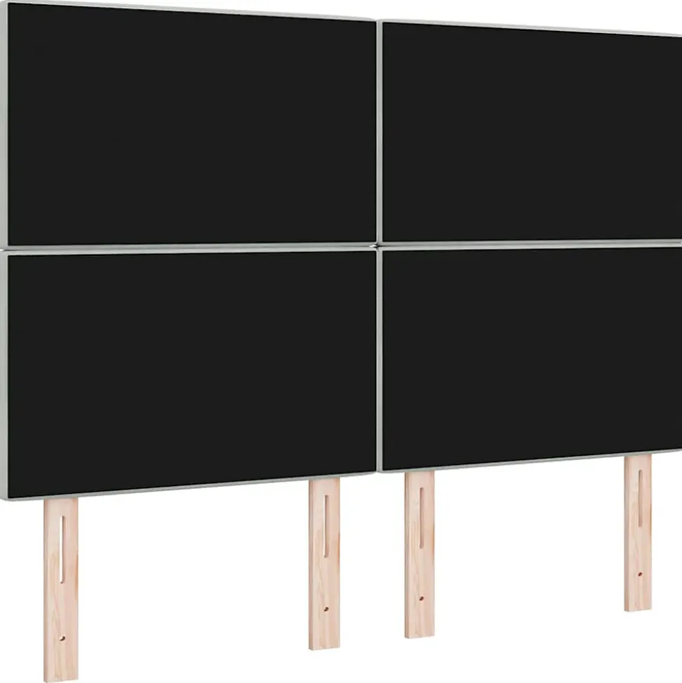 Tête de lit Gris clair 160 cm Velours vidaXL