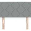 Tête de lit Gris clair 80 cm tissu vidaXL