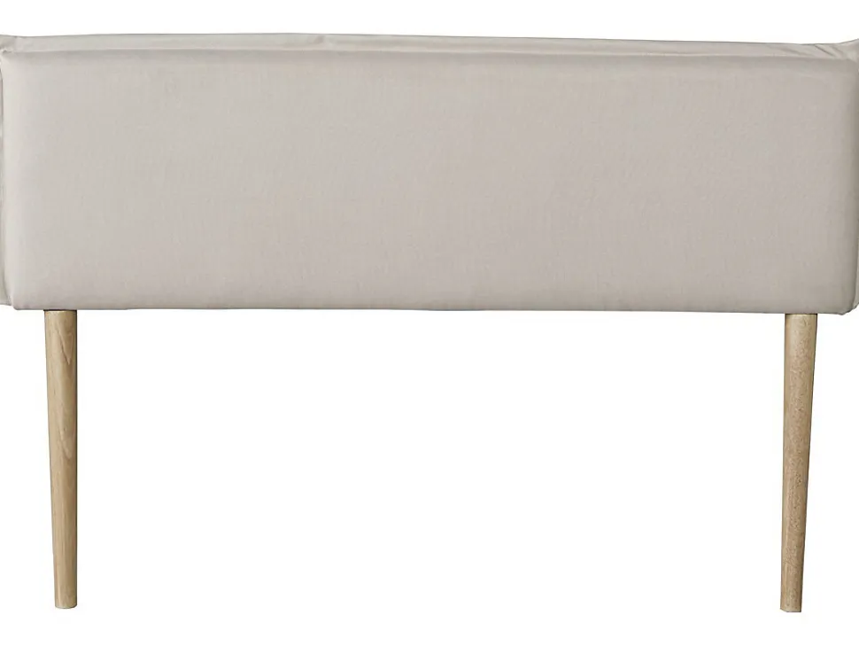 Tête de lit "Jessica" en lin 140 cm Beige