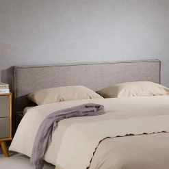 Tête de lit KLAO 160 sur pieds, en tissu - Gris