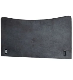Tête de lit largeur 180 x 110 cm velours alcantara Gris