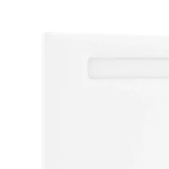 Tête de lit LED Blanc 100 cm Cuir synthétique vidaXL