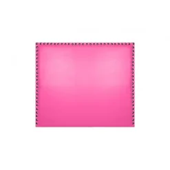 Tête de lit Lily en similicuir rose 90