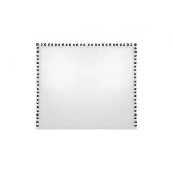 Tête de lit Lily en similicuir blanc 90