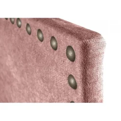 Tête de lit Lily en tissu saumon 115