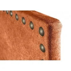 Tête de lit Lirio en tissu orange 100