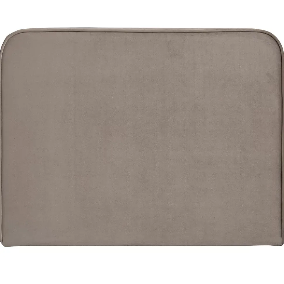 Tête de lit LUNAR 90 avec fixation murale, en tissu - Grège