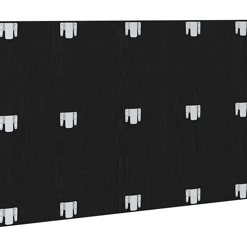 Tête de lit Montage mural Chêne noir Bois d'ingénierie vidaXL