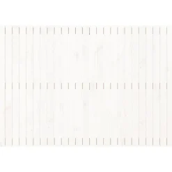 Tête de lit murale Blanc 159,5x3x110 cm Bois massif de pin vidaXL