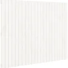 Tête de lit murale Blanc 140x3x110 cm Bois massif de pin vidaXL