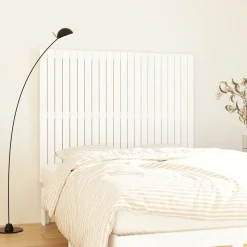 Tête de lit murale Blanc 140x3x110 cm Bois massif de pin vidaXL