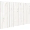 Tête de lit murale Blanc 108x3x60 cm Bois massif de pin vidaXL