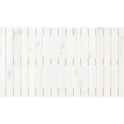 Tête de lit murale Blanc 108x3x60 cm Bois massif de pin vidaXL