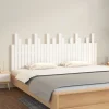 Tête de lit murale vidaXL 185x3x80 cm bois de pin blanc