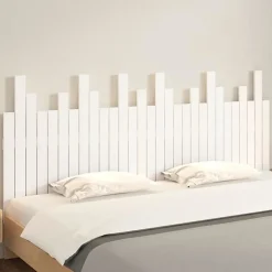 Tête de lit murale vidaXL 185x3x80 cm bois de pin blanc