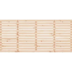Tête de lit murale 206x3x91,5 cm Bois massif de pin vidaXL