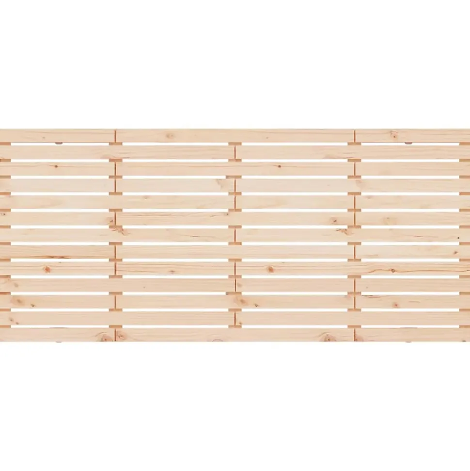 Tête de lit murale 206x3x91,5 cm Bois massif de pin vidaXL