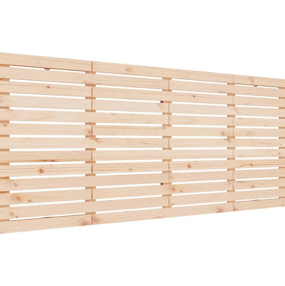 Tête de lit murale 206x3x91,5 cm Bois massif de pin vidaXL