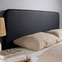 Tête de lit NAOFE 120 avec fixation murale - Noir