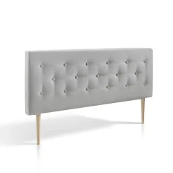 Tête de lit Oslo 160x100 cm, capitonnée Tissu Grey