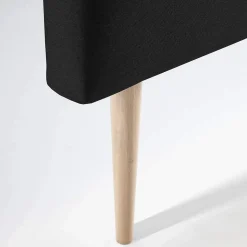 Tête de lit Oslo 160x100 cm, capitonnée Tissu Anthracite, Épaisseur de 8 cm