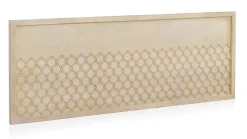 Tête de lit plaquée chêne finition beige 185x60 cm