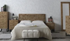 Tête de lit plaquée en sapin 110x60 cm