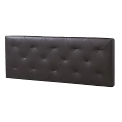 Tête de lit Rombo 160x60 cm Chocolat, rembourrée de Mousse