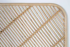 Tête de lit rotin 150 cm style organique